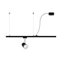 Paulmann URail kabelindføring, sort mat, 2 m