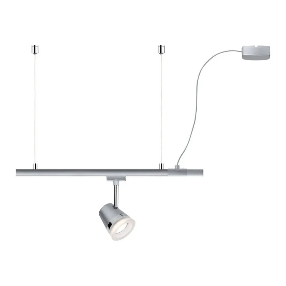 Paulmann URail kabelindføring, krom mat, 2 m