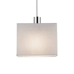Paulmann URail lampeskærm Verona 2Easy, grå, 25 x 13 cm
