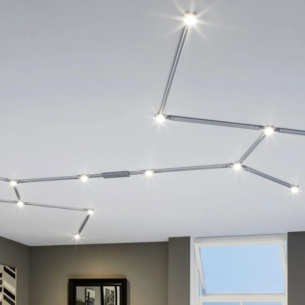 Paulmann URail LED Line Connector, mat krom