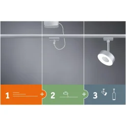 Paulmann URail LED-armatur Topa Dot 2.700K
