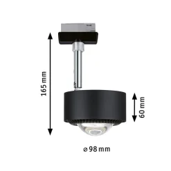 Paulmann URail LED-spot Aldan sort
