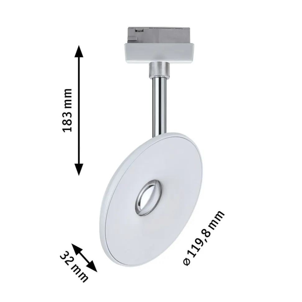 Paulmann URail LED-spot Sphere 2,700K krom