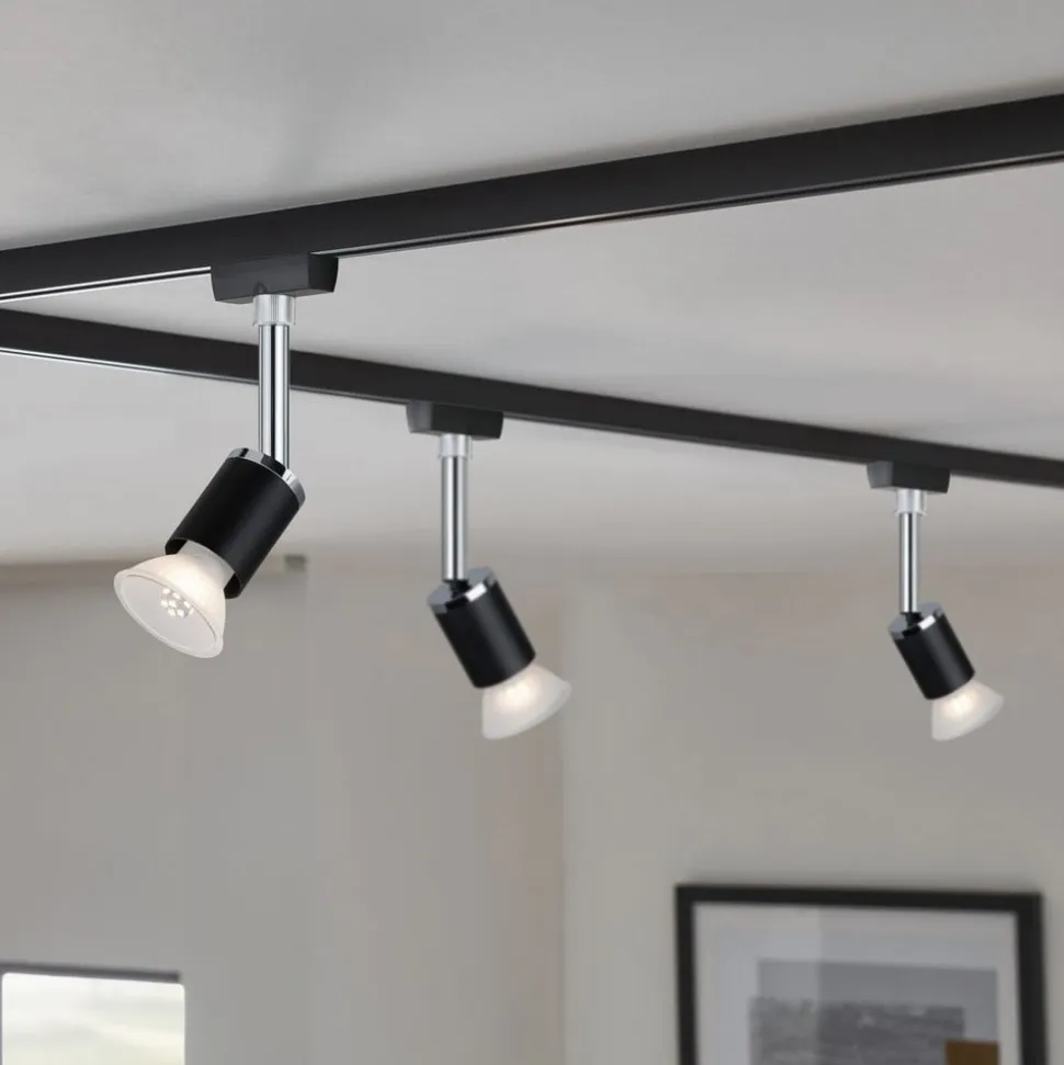 Paulmann URail Spotlight Pure II, dæmpbar mat sort