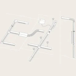 Paulmann URail systemskinne, 100 cm, sort mat