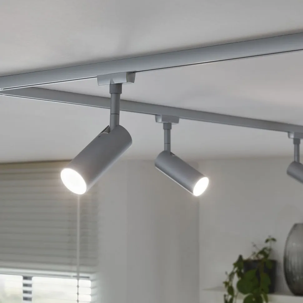Paulmann URail Tubo LED-spot, mat krom