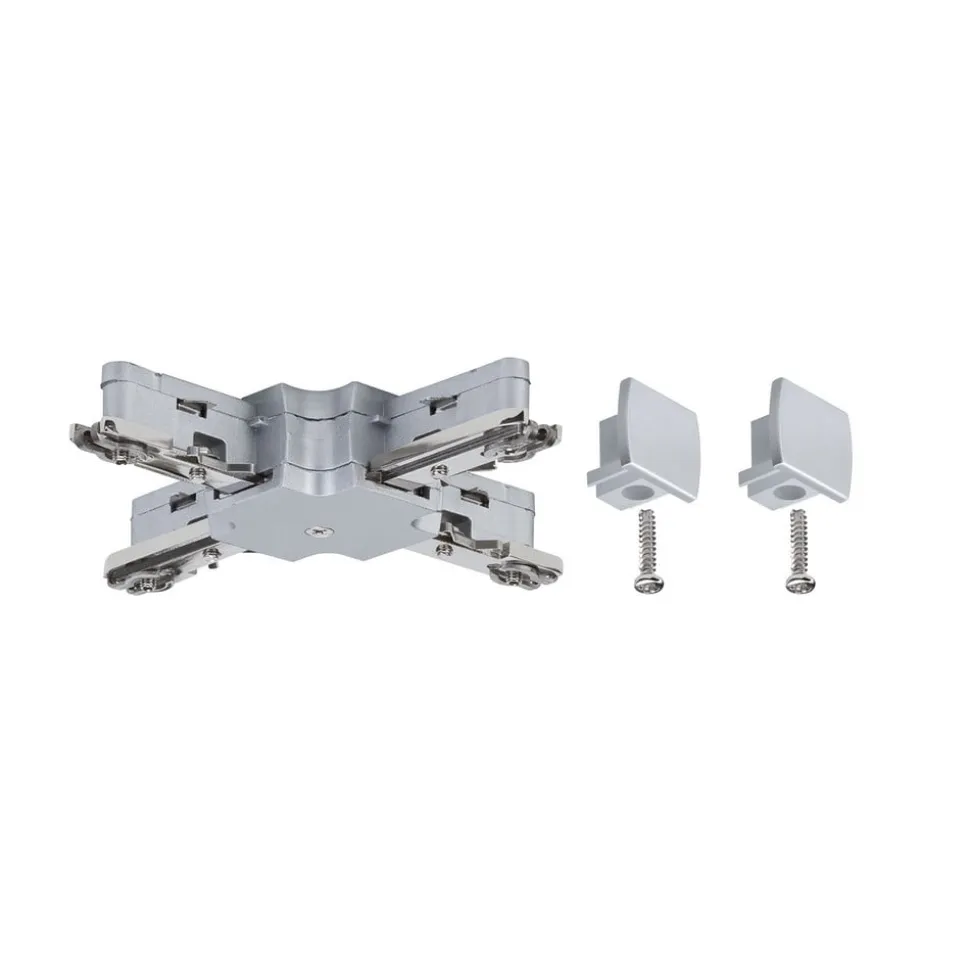 Paulmann URail X-konnektor, mat krom