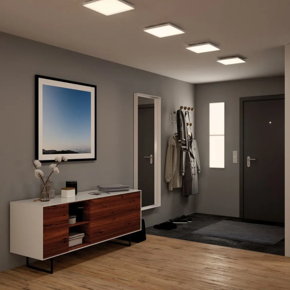 Paulmann Velora LED-panel, 3-step-dim, 22,5x22,5cm