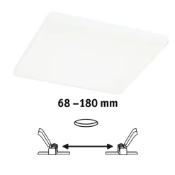 Paulmann Veluna Edge IP44 4000K dimm 20x20cm