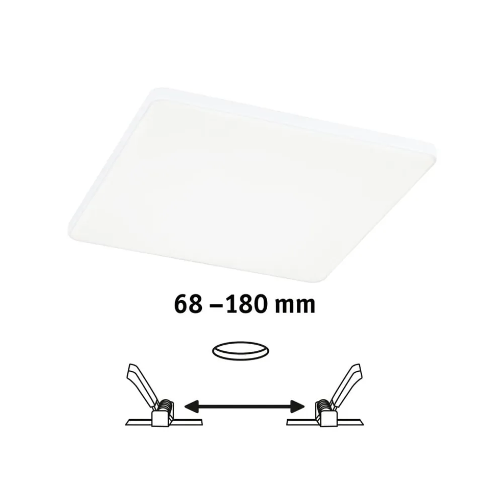 Paulmann Veluna Edge IP44 4000K dimm 20x20cm