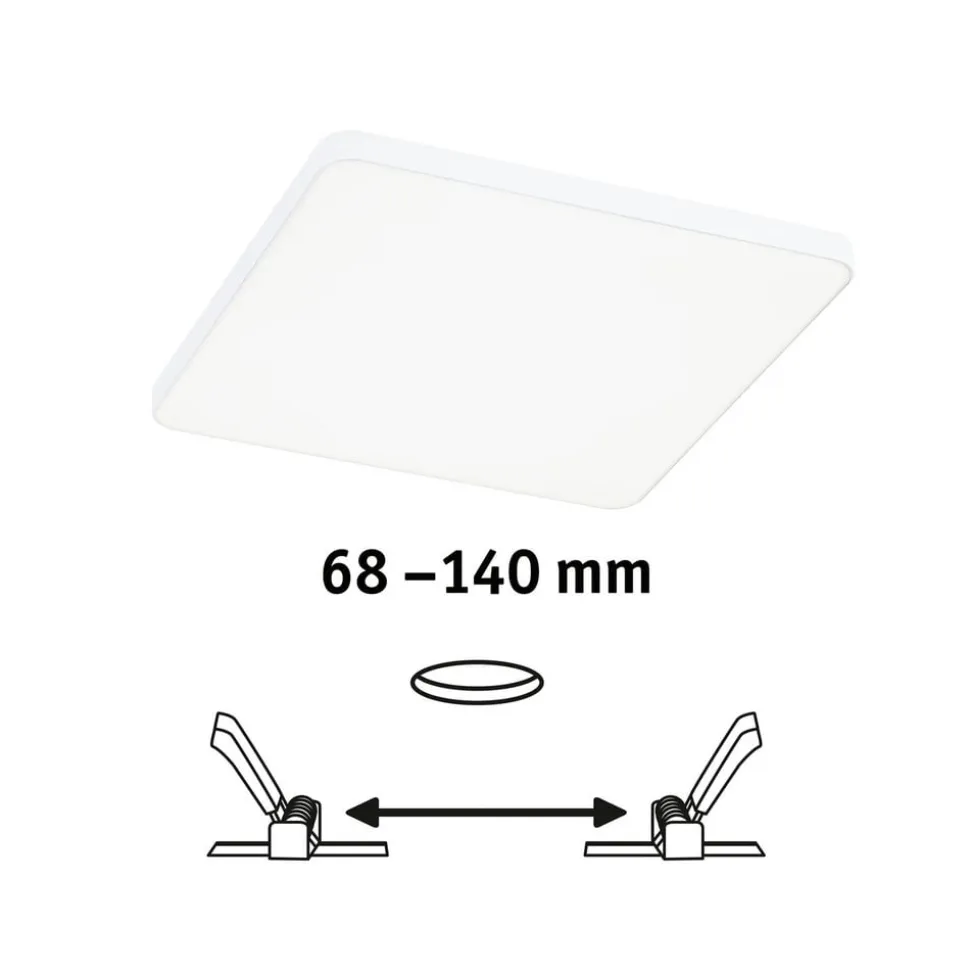 Paulmann Veluna Edge IP44 4000K dimm 16x16cm
