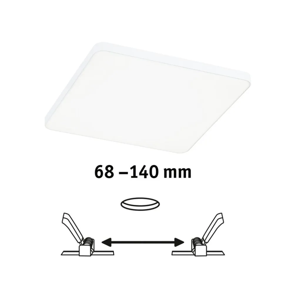 Paulmann Veluna Edge IP44 4000K dimm 16x16cm