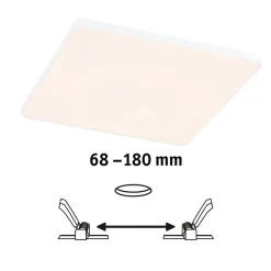 Paulmann Veluna Edge IP44 3000K dimm 20x20cm