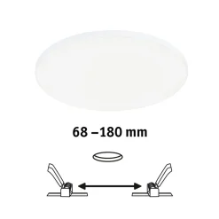 Paulmann Veluna Edge IP44 4.000K dimm Ø 20cm