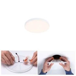 Paulmann Veluna Edge LED indbygget IP44 3.000K Ø 9cm