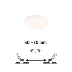 Paulmann Veluna Edge LED indbygget IP44 3.000K Ø 9cm