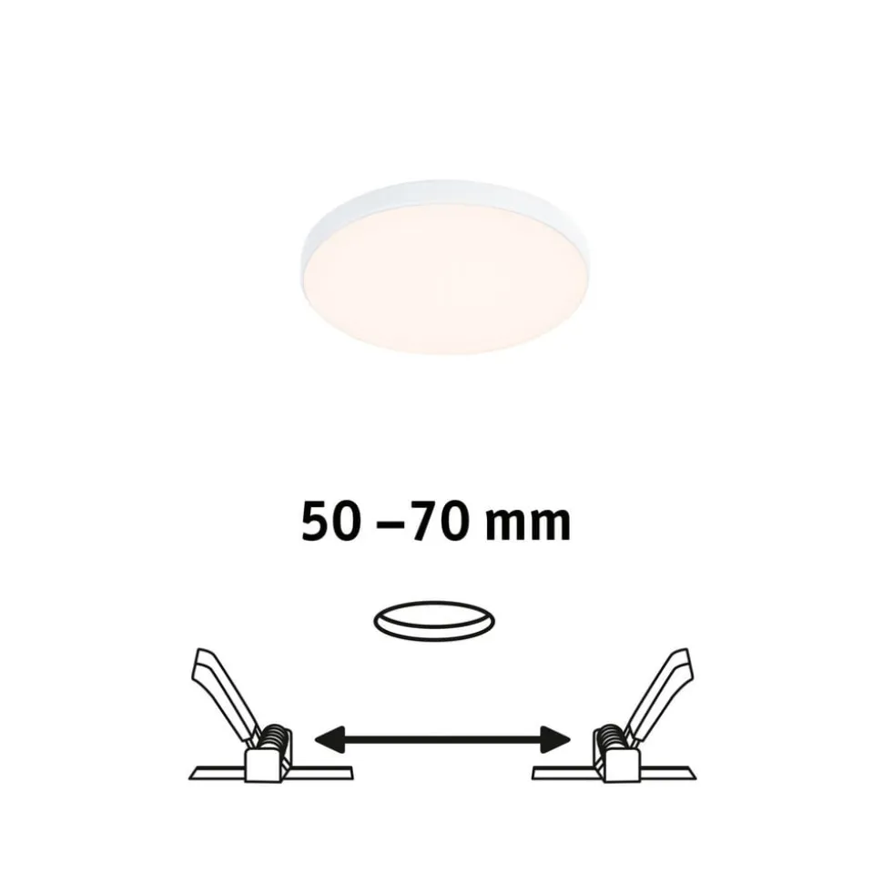 Paulmann Veluna Edge LED indbygget IP44 3.000K Ø 9cm