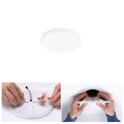 Paulmann Veluna Edge LED indbygget IP44 4.000K Ø 9cm