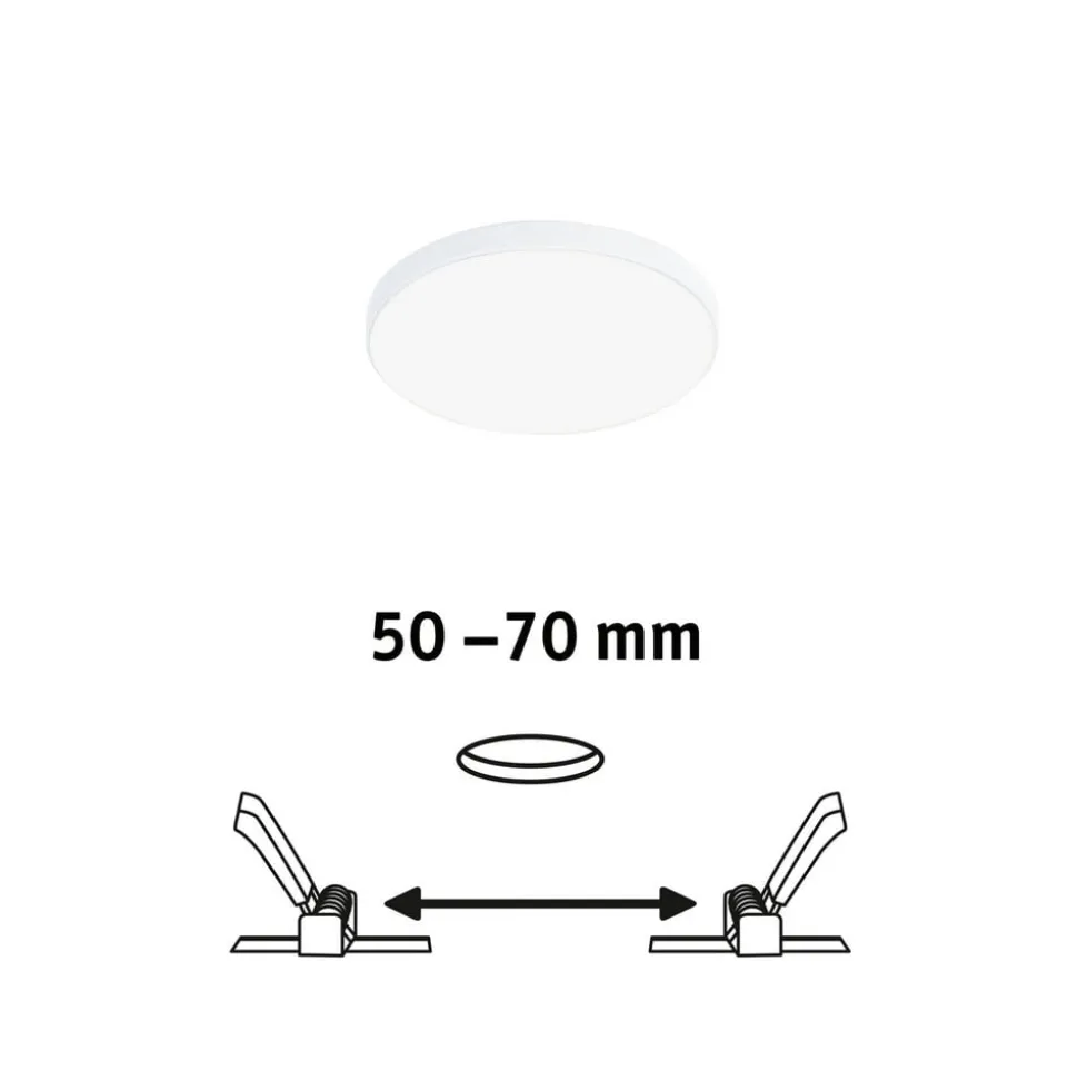 Paulmann Veluna Edge LED indbygget IP44 4.000K Ø 9cm