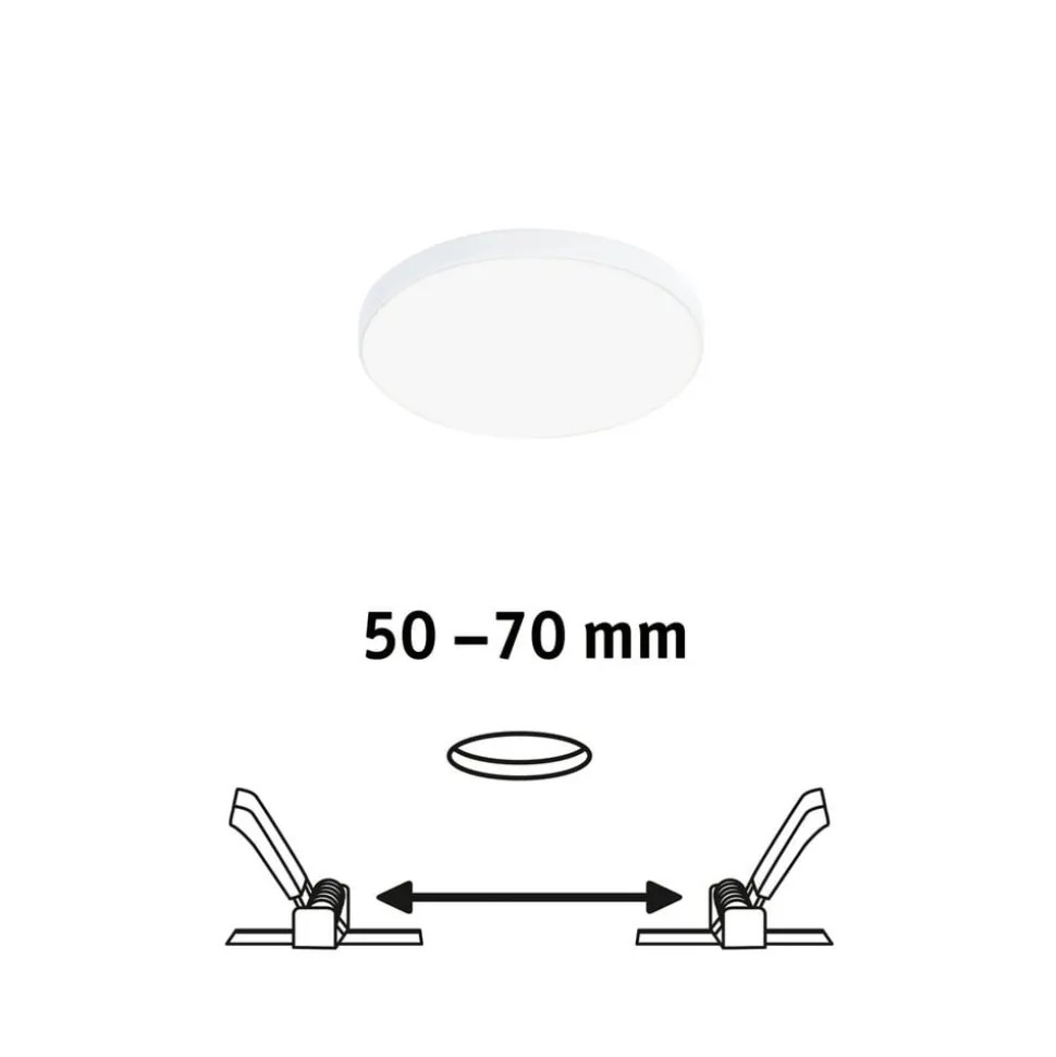 Paulmann Veluna Edge LED indbygget IP44 4.000K Ø 9cm