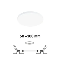 Paulmann Veluna Edge LED indbygget IP44 4.000K Ø 12cm