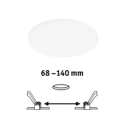 Paulmann Veluna Edge LED indbygget IP44 4.000K Ø 16cm
