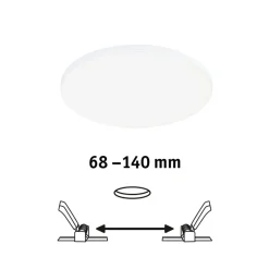 Paulmann Veluna Edge LED indbygget IP44 4.000K Ø 16cm