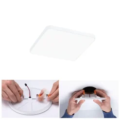 Paulmann Veluna Edge LED til indbygning IP44 4000K 12x12cm