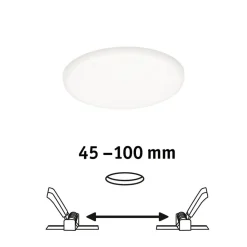 Paulmann Veluna LED-indbygningslampe 4000K Ø12,5cm
