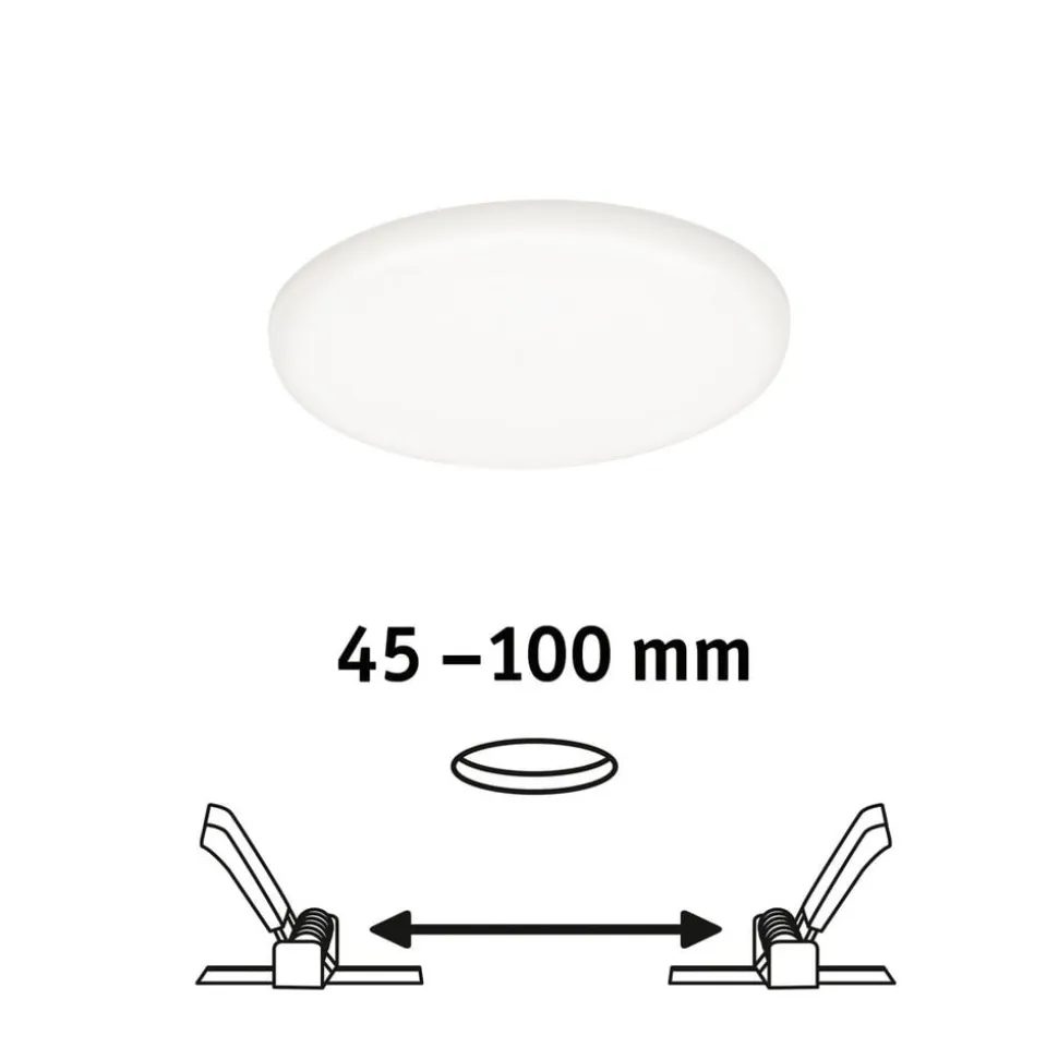 Paulmann Veluna LED-indbygningslampe 4000K Ø12,5cm