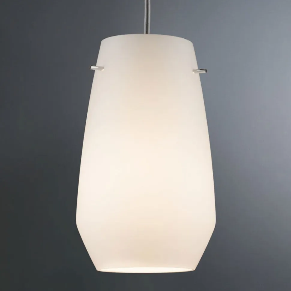 Paulmann Vento lampeskærm, hvid, Ø 17 cm, glas