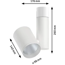 Paulmann Zeuz URail Spot 4.000K 39° hvid mat
