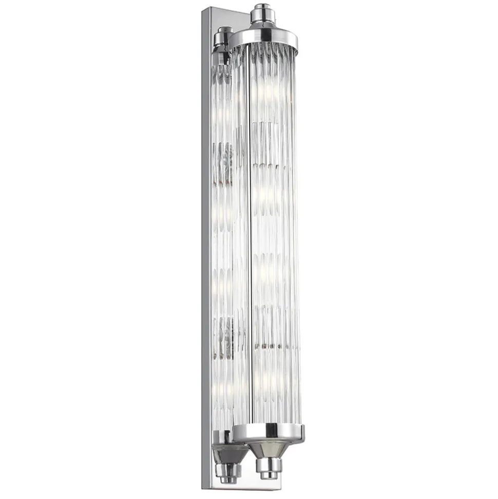 Paulson LED-væglampe IP44, 1 lyskilde højde 73,7cm