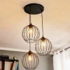 Pendellampe Cumera, 3 lyskilder, rund