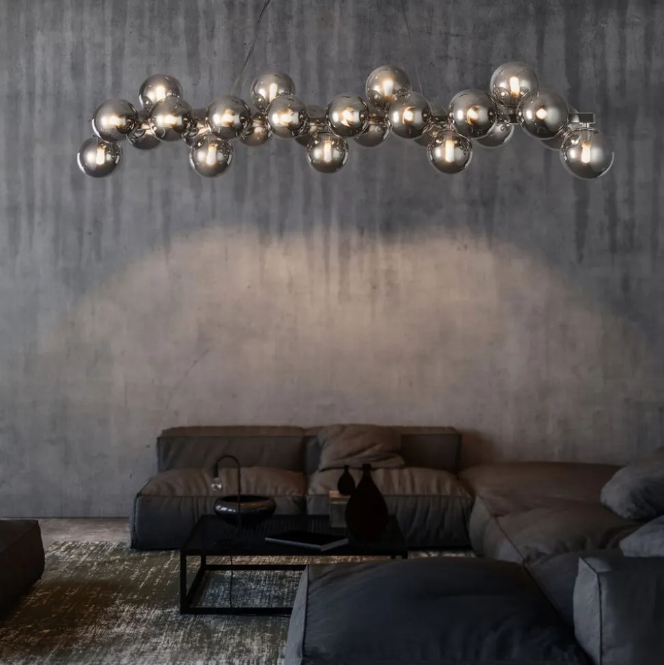 Pendellampe Dallas, krom