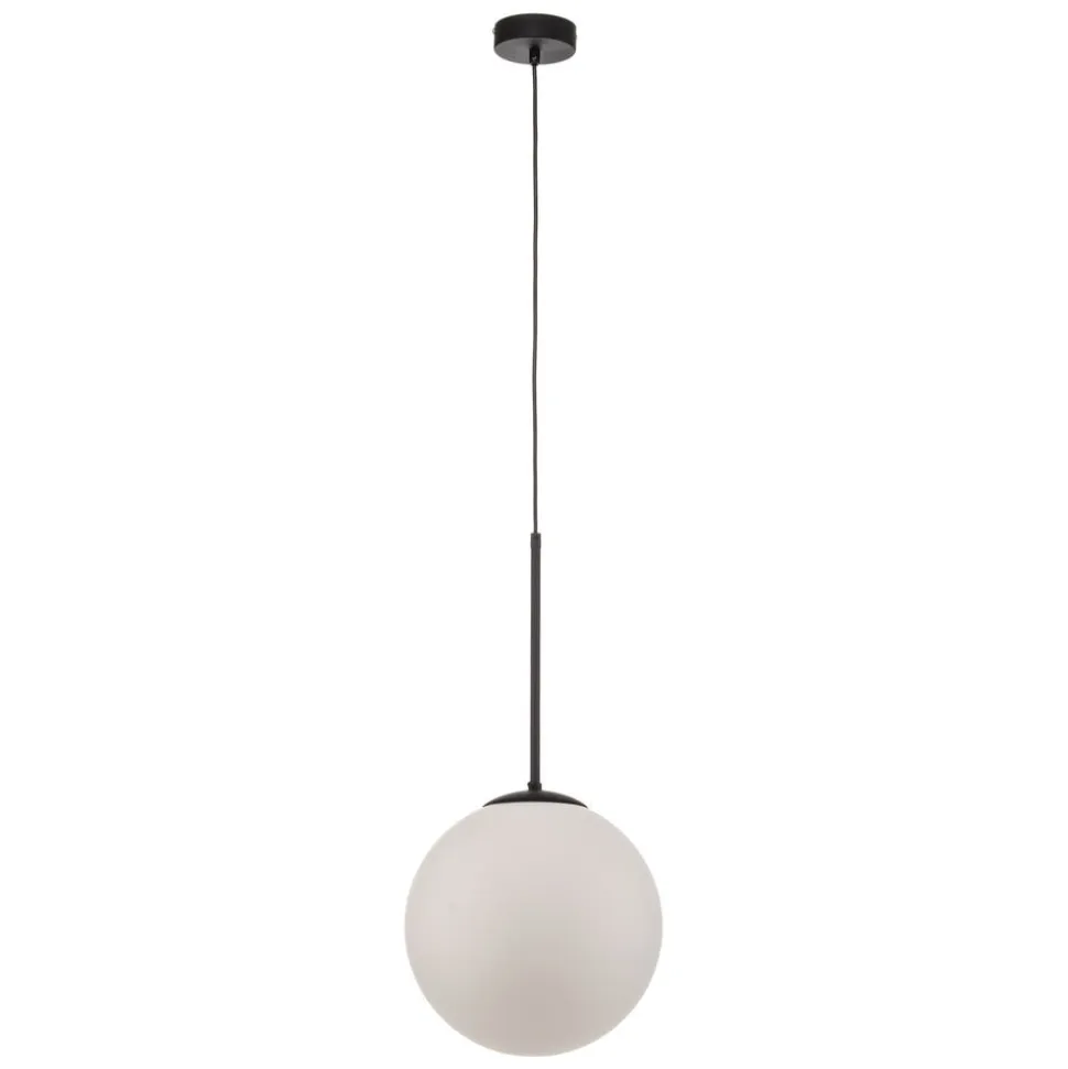 Pendellampe Dione, 1 lyskilde, hvid/sort 30 cm