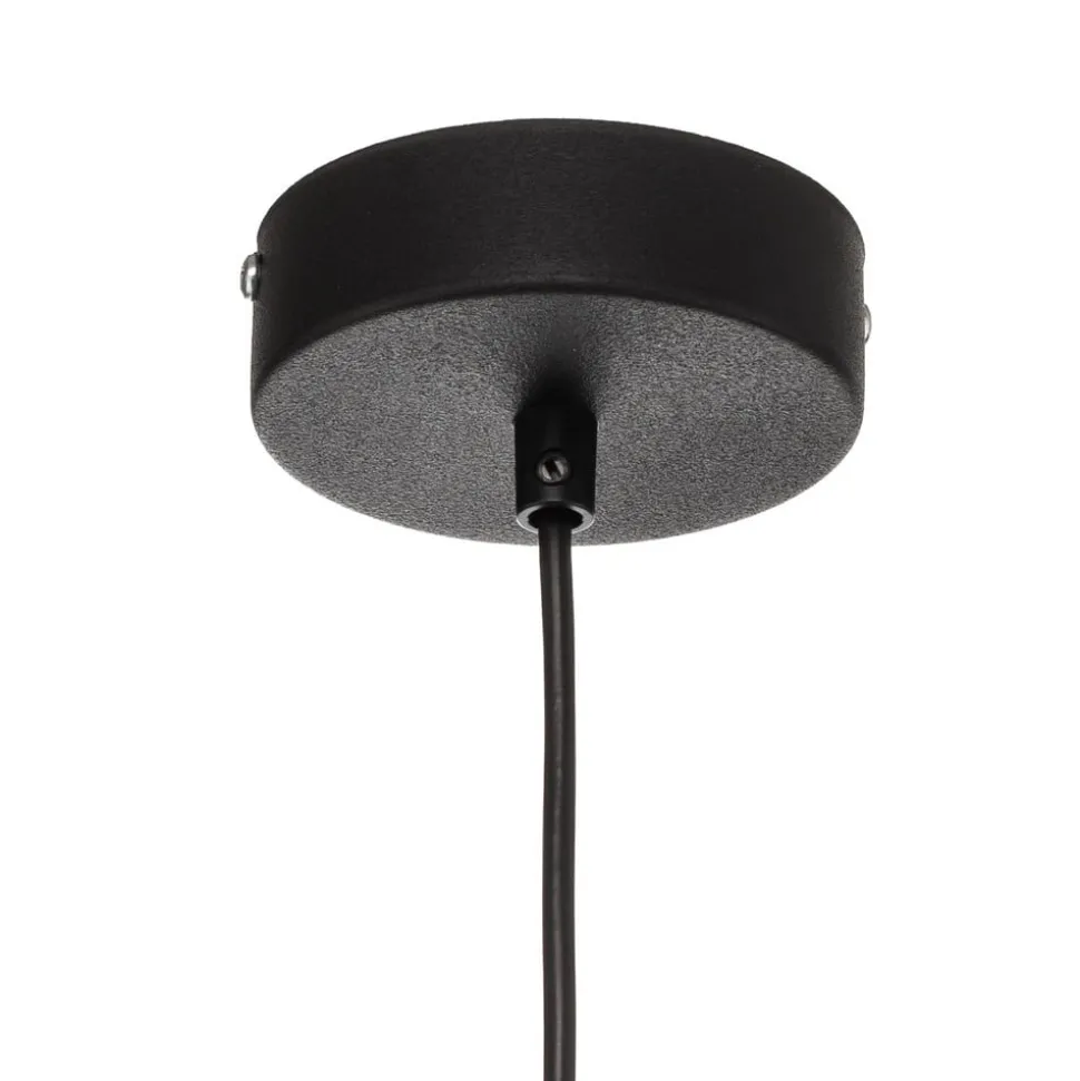Pendellampe Dione, 1 lyskilde, hvid/sort 30 cm