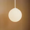 Pendellampe Dione, 1 lyskilde, hvid, 30 cm