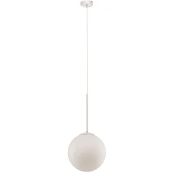 Pendellampe Dione, 1 lyskilde, hvid, 30 cm