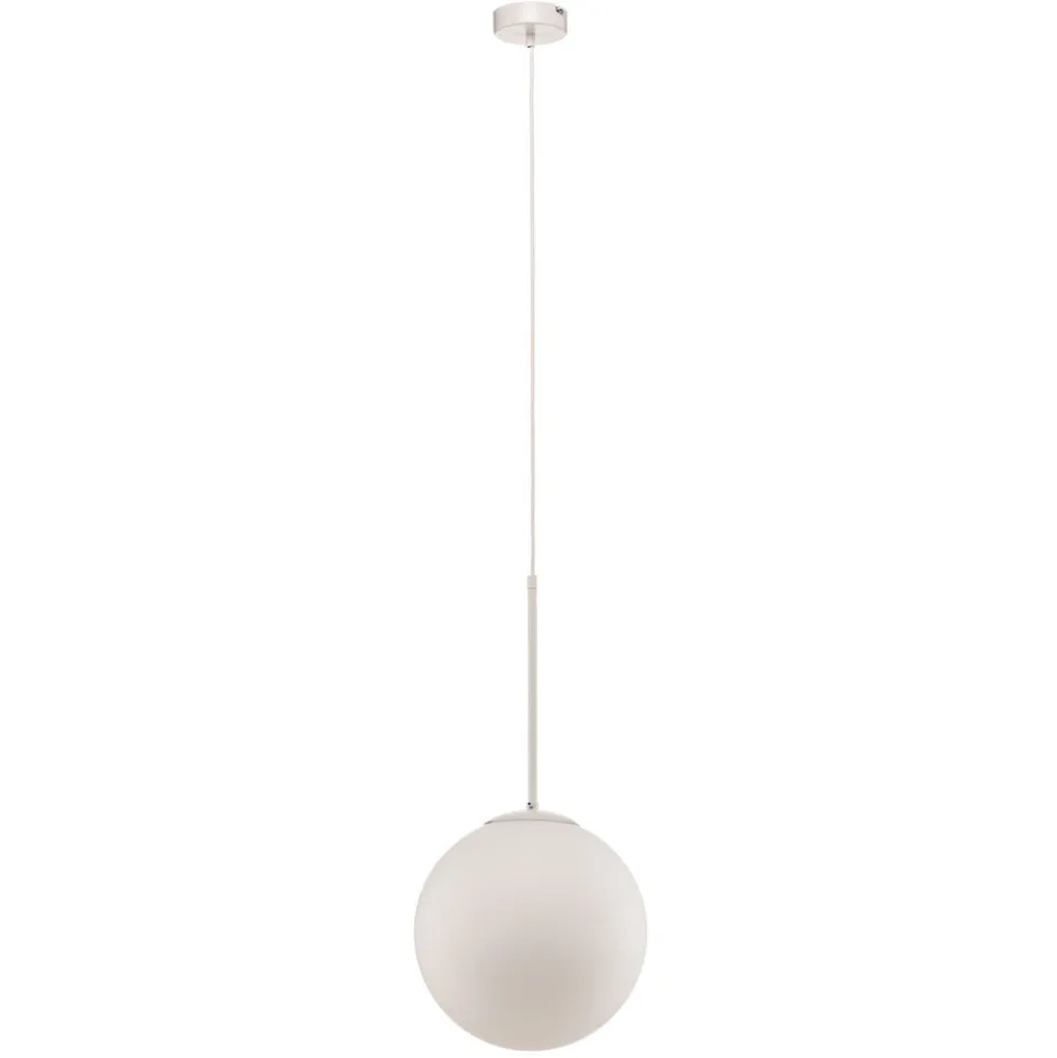 Pendellampe Dione, 1 lyskilde, hvid, 30 cm