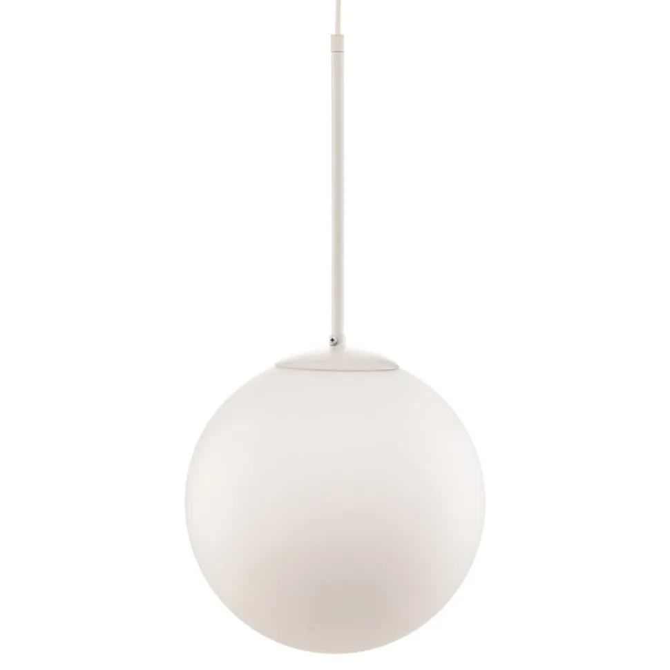 Pendellampe Dione, 1 lyskilde, hvid, 30 cm