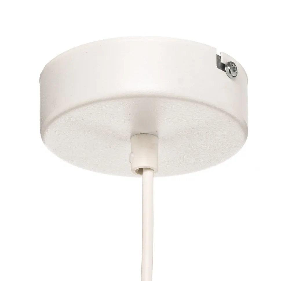 Pendellampe Dione, 1 lyskilde, hvid, 30 cm