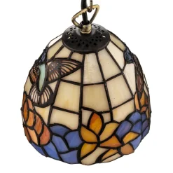 Pendellampe i Tiffany-stil COLIBRI