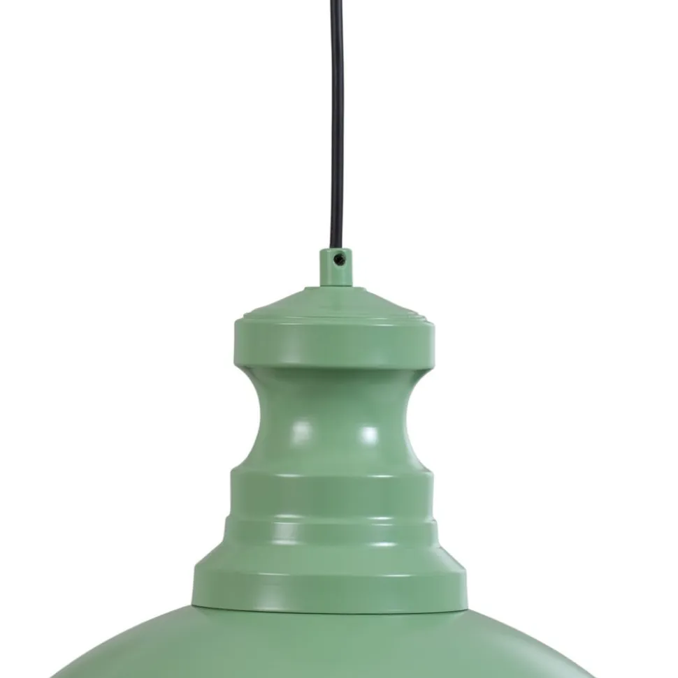 Pendellampe Kure, mintgrøn, metal, Ø 40 cm E27