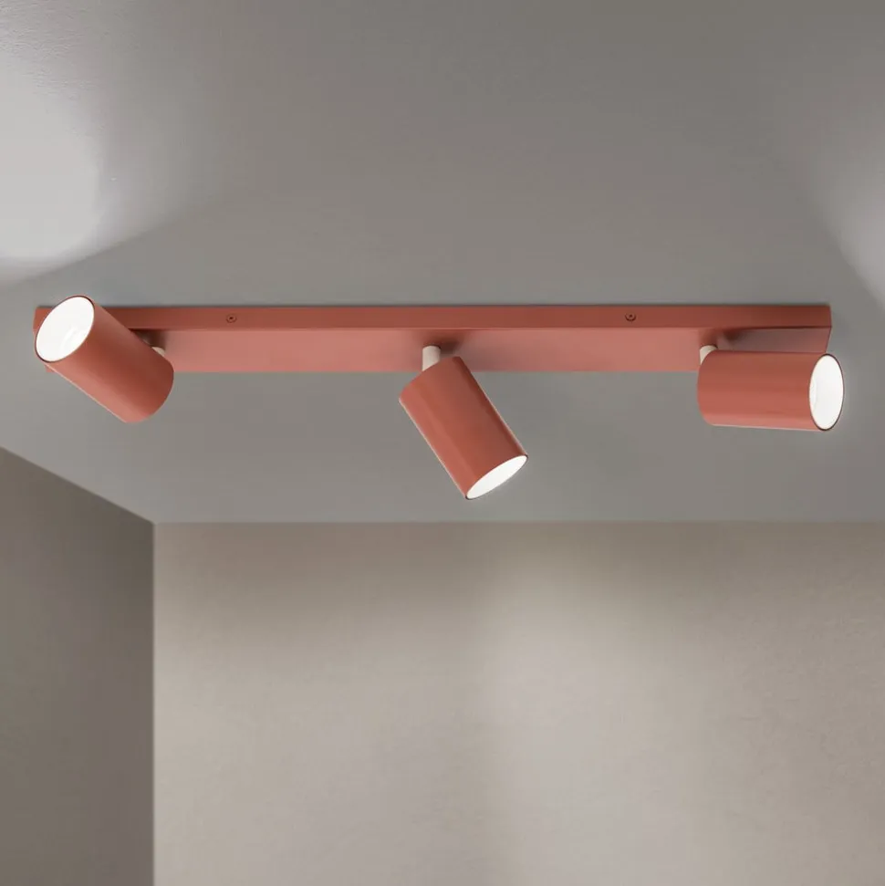 Penn loftspot, koralrød, længde 60 cm, aluminium