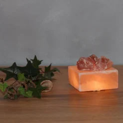 Petite Kubus saltkrystalskål, LED