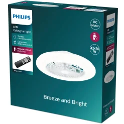 Philips Amigo loftventilator med LED-belysning