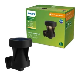 Philips Avery udendørs LED-væglampe, sort, IP44