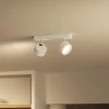 Philips Bracia LED-loftspot med 2 lyskilder, hvid