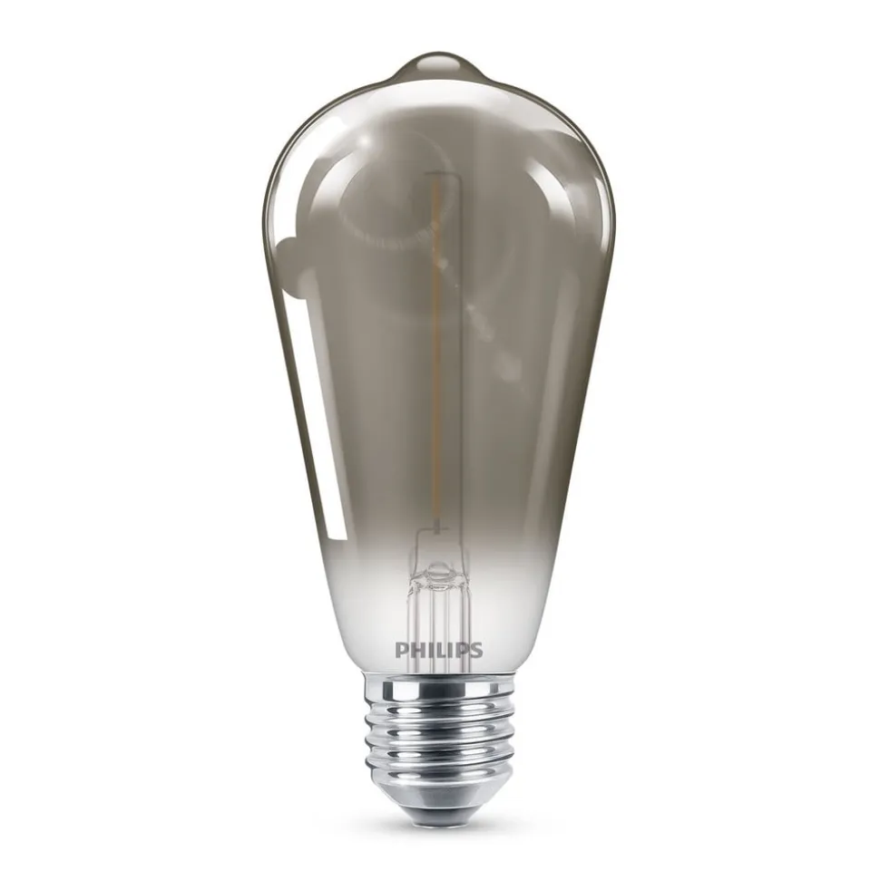 Philips Classic LED-pære røgfarvet E27 ST64 2,3W